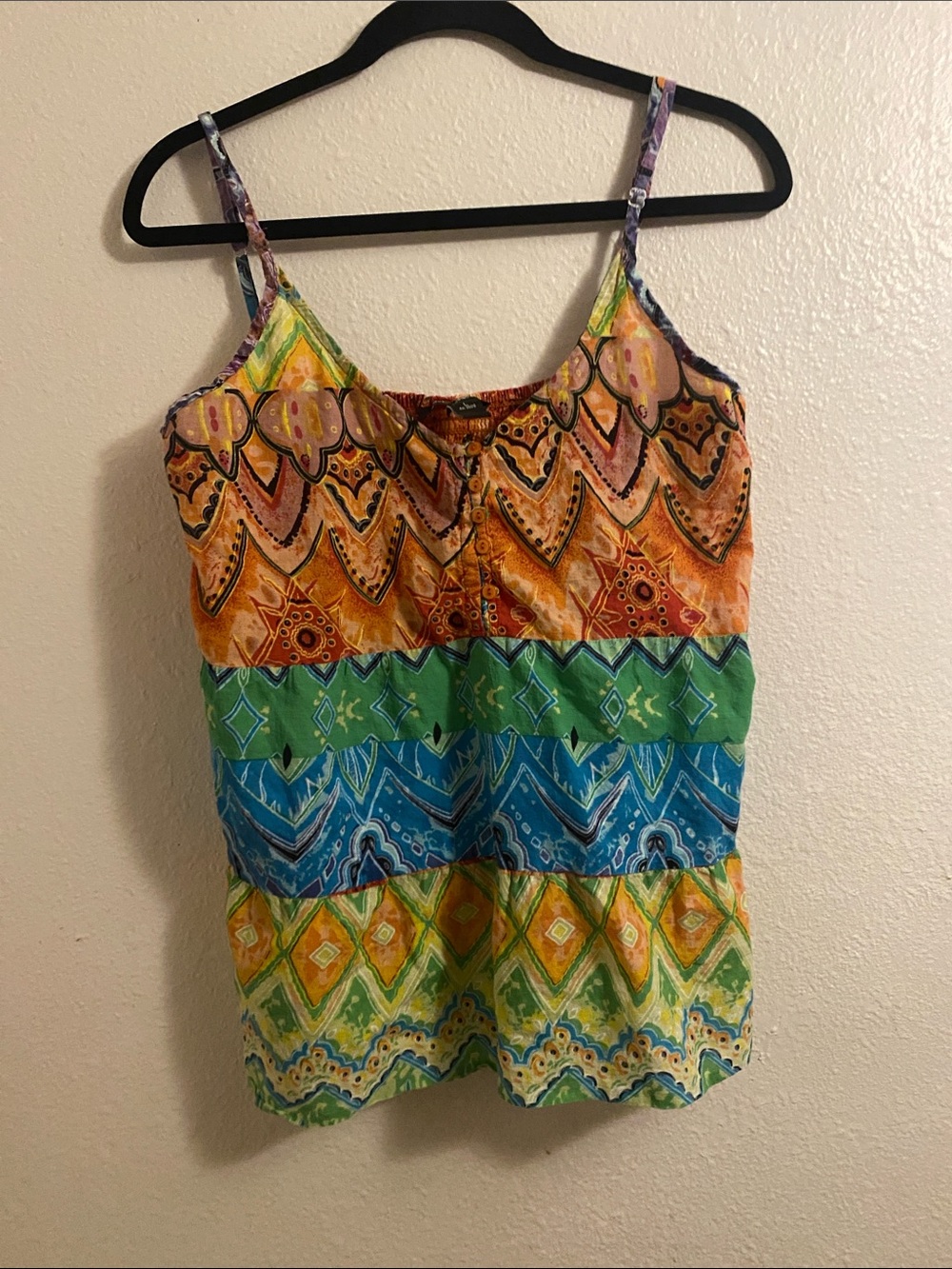 Multicolor Printed Tank Top